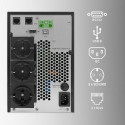 Qoltec 52281 uninterruptible power supply (UPS) Double-conversion (Online) 2 kVA 2000 W 3 AC outlet(