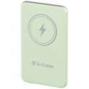 Verbatim Charge &#039;n&#039; Go Magnetic Wireless Power Bank 5000mAh Green