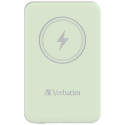 Verbatim Charge &#039;n&#039; Go Magnetic Wireless Power Bank 5000mAh Green