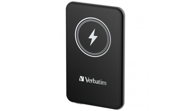 Verbatim Charge &#039;n&#039; Go Magnetic Wireless Power Bank 5000mAh Black