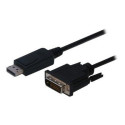 ASSMANN adaptorcable DisplayPort 1.2 DVI-D 24+1 M/M digital Full HD Dual Link 1m max. 2560 x 1600