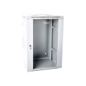 DIGITUS DN-WD19 12U/600 DIGITUS Wallmount cabinet 12U, double section, 600x6000mm, grey RAL 7035