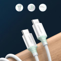 Ugreen US264 60519 USB-C / USB-C PD QC AFC cable 1.5m - white