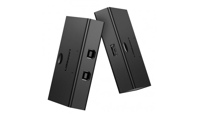 Ugreen switch switch 2xUSB-B - USB-A black (30345)