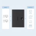 Ugreen switch switch 2xUSB-B - USB-A black (30345)