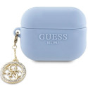 Guess GUAP23DSLGHDB AirPods Pro 2 cover blue/blue 3D Rubber 4G Diamond Charm