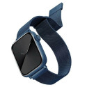 Uniq Dante Stainless Steel Strap for Apple Watch 1/2/3/4/5/6/7/8/SE/SE2 38/40/41mm - Blue