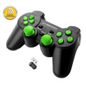 EGG108G Gamepad bezprzewodowy PC/PS3 USB Gladiator czarno-zielony