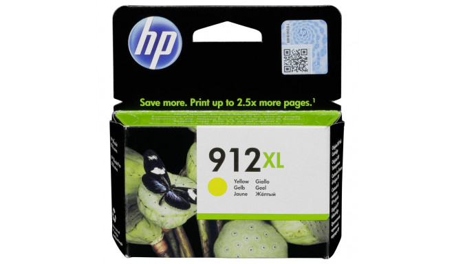 HP 912XL tindikassett, kollane