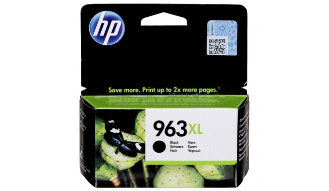 HP 963XL must tindikassett