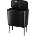 Brabantia Bo Touch Bin 11 + 23 ltr -roska-astia, mattamusta