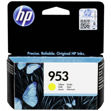 HP 953 -mustekasetti, keltainen