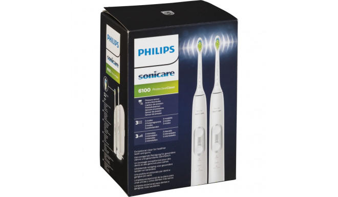 Philips Sonicare 6100 HX6877/34 valge