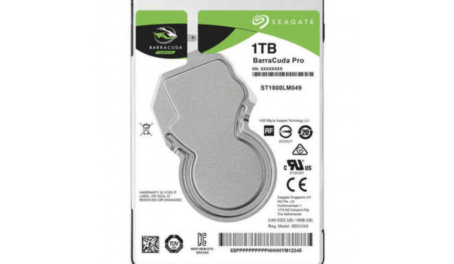 Hard Drive Seagate Barracuda Pro 2,5" 1 TB