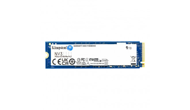 Kingston SSD | NV3 | 1000 GB | SSD vormitegur M.2 2280 | Pooljuhtketta liides PCIe NVMe Gen 4.0 (x4)