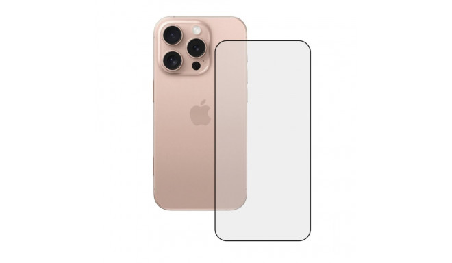 Fusion full glue 5D tempered glass with frame Apple iPhone 16 Pro black