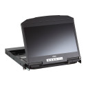 ATEN console, 18.5" LED LCD,  rack 19", keyboard, touchpad, HDMI/DVI/VGA