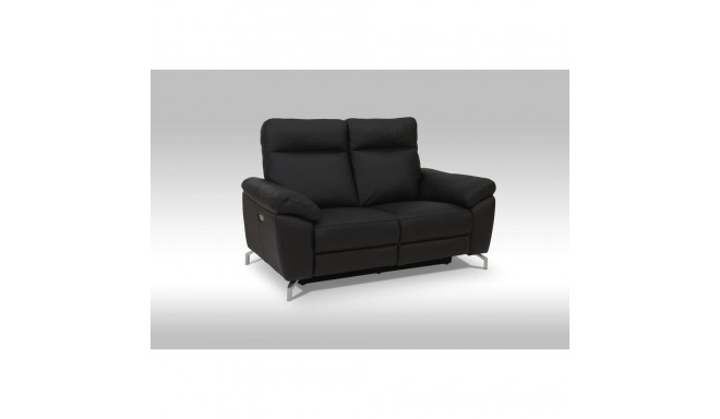 Diivan Selesta 2ne recliner, must tekstiil