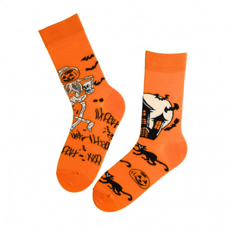 SOKISAHTEL GORY oranžid halloweeni sokid