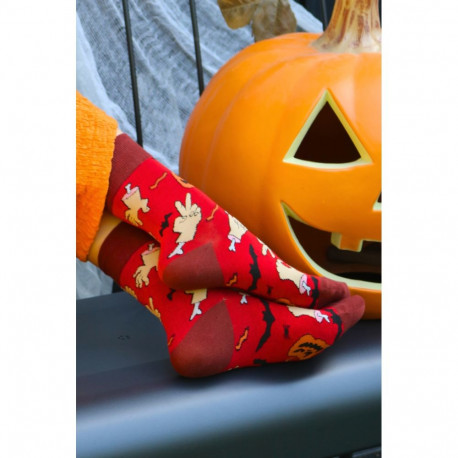 SOKISAHTEL BOOZY punased halloweeni sokid 444, 446