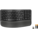 "Logitech Wave Keys Bluetooth black QWERTZ DE"