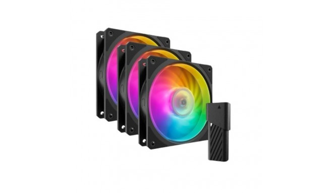 Fans set Mobius 120P ARGB 3-pack black