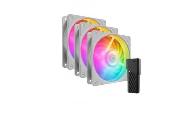 Fans set Mobius 120P ARGB 3-pack white