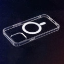 Anti Shock 1,5 mm Mag case for Samsung Galaxy S24 Ultra transparent big hole