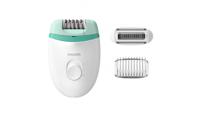 Philips | Epilator | Satinelle Essential BRE245/00 | White/Green