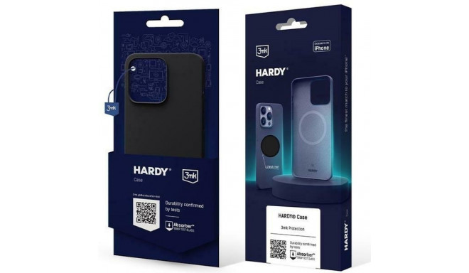 3MK Hardy Case iPhone 15 Plus / 14 Plus 6.7" grafiit MagSafe