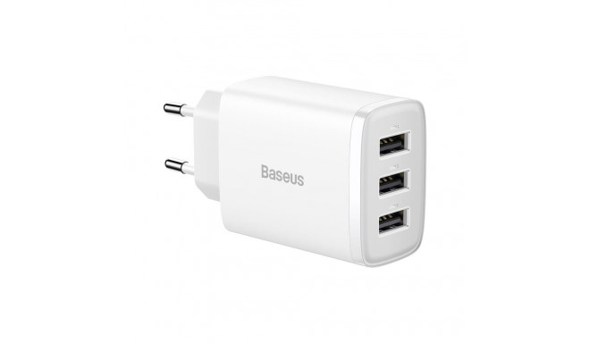 Baseus Компактное Зарядное Устройство 3 x USB / 17W