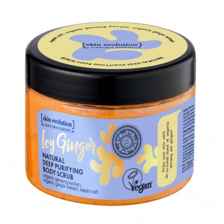 Natura Siberica kehakoorija Skin Evolution puhastav Icy Ginger 300ml