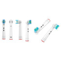 Nordic Quality 2270009 toothbrush head 4 pc(s) Blue, White