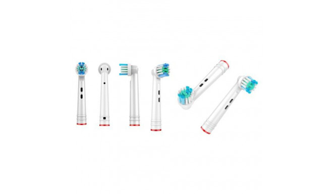 Nordic Quality 2270009 toothbrush head 4 pc(s) Blue, White