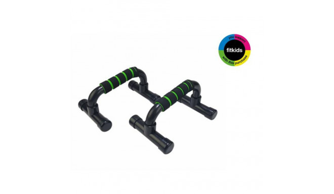 Tunturi Push Up Bar Atspiešanās rokturi, PVC, melni