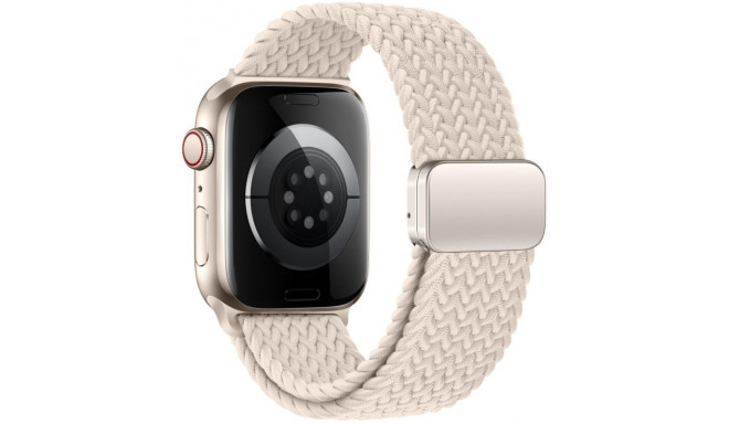 Tech-Protect kellarihm NylonMag Apple Watch 38/40/41/42mm, natural titanium