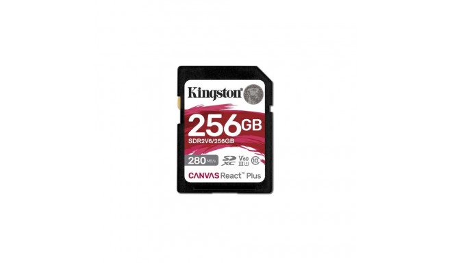 256GB React Plus 280/150/MB/s U3 V60 SD Card