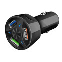 PLS34H autolaadija 3xUSB QC