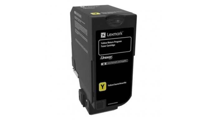 Lexmark 74C20Y0 kollane originaal toonerkassett, 1 tk