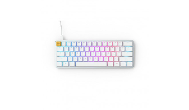 Glorious PC Gaming Race GMMK keyboard USB QWERTY US International Silver, White