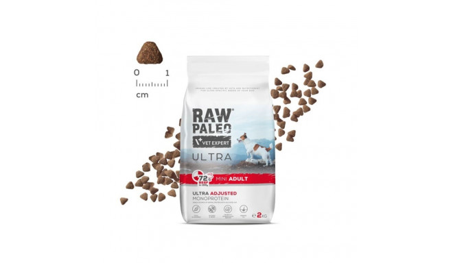RAW PALEO Ultra Mini Adult veiseliha kuiv koeratoit 2 kg