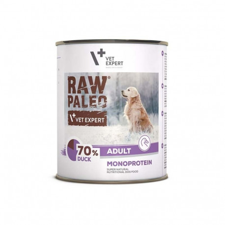 VETEXPERT märg koeratoit Raw Paleo Adult Monoprotein Duck 800g