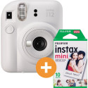 Fujifilm instax mini 12 Set clay-white mit Film