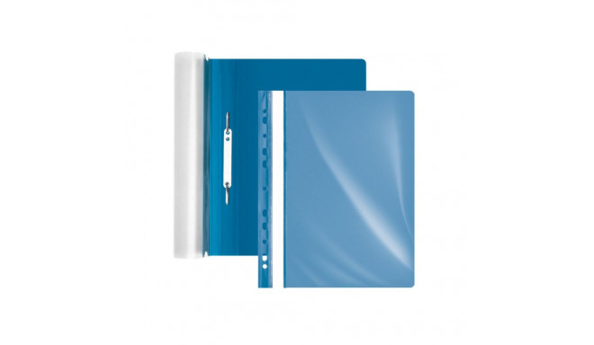 Clip file with perforation A4 FOROFIS 0.13/0.17mm with perforation (blue matt) PP
