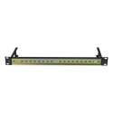 MOUNTING RAIL DIN TS-35 19" 1U BLACK LANBERG