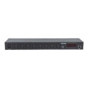 INTELLINET 19inch Intelligent PDU 8-Port 19inch Rackmountable Monitors Power Temperature and Humidit