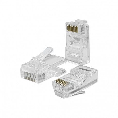QOLTEC RJ45 moodulpistik 54552 CAT6 UTP, kullatud kontaktid, 100 tk