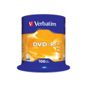 VERBATIM DVD-R 120 min. / 4.7GB 16x 100-Pack Spindel DataLife Plus scratch resistant surface