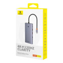 HUB Baseus PortalJoy Series 13in1 USB-C - 2x HDMI / DP / VGA / USB-A 3.1 / USB-C 3.1 / USB-A 2.0 / P