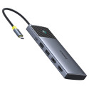 HUB Baseus Metal Gleam Series II 7in1 USB-C - USB-C PD100W / 2x USB-A / 2x HDMI 4K / USB-A 3.0 / USB